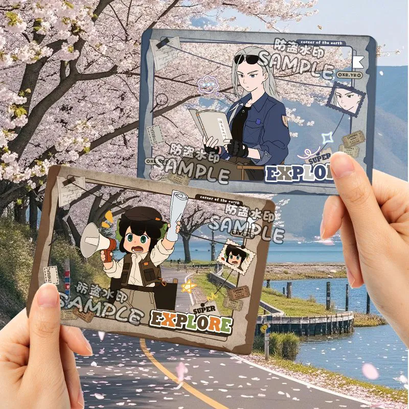 Acrylic character standee transparent card
