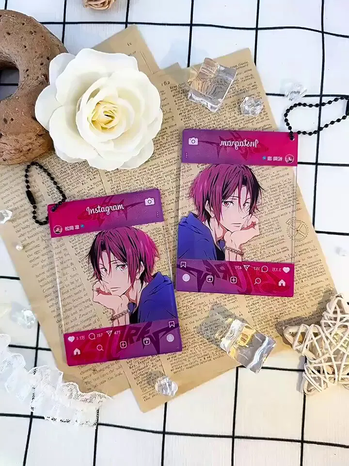High-definition acrylic transparent card