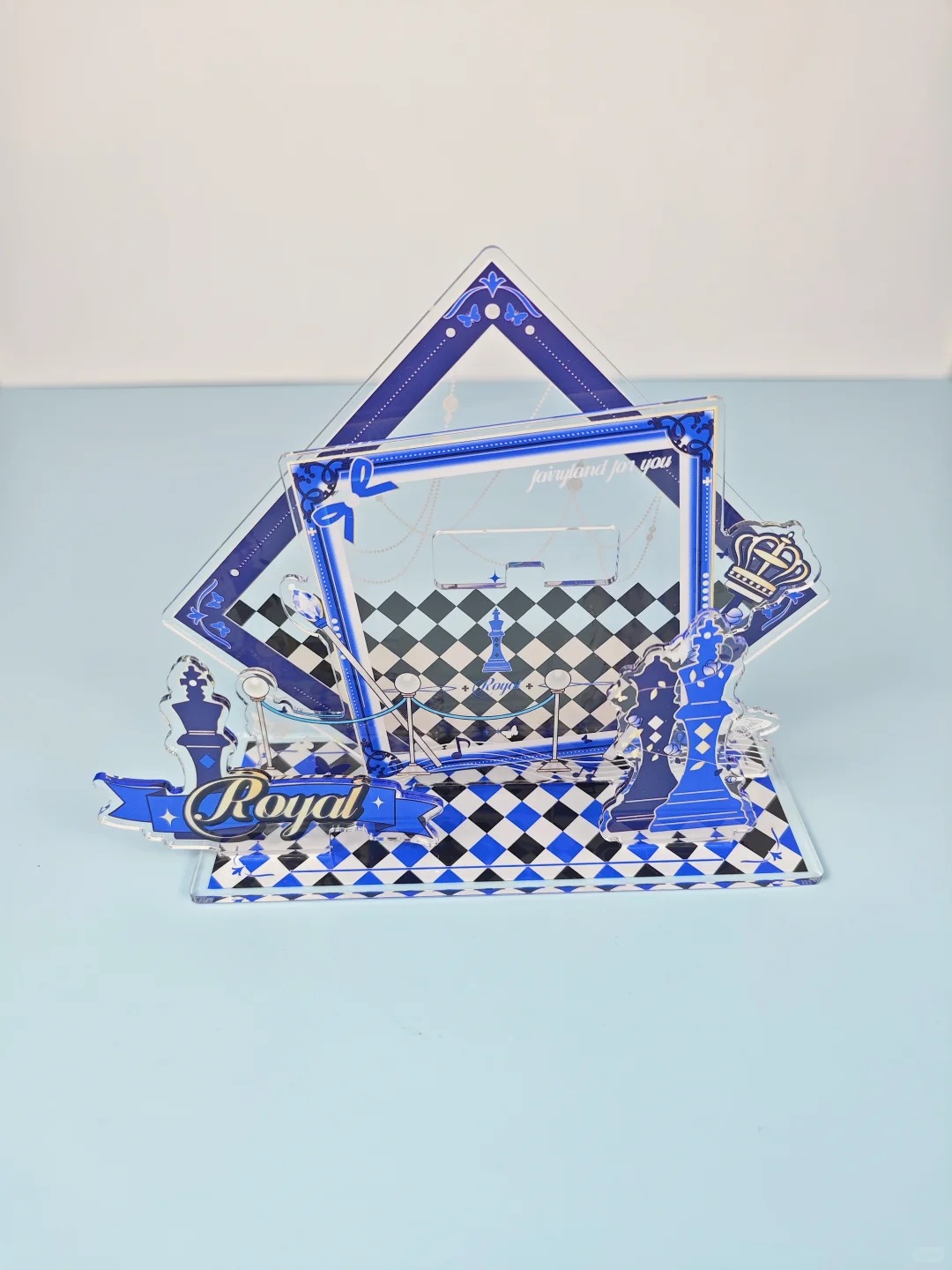 Acrylic valley beauty_storage organizer for gully people_Badge badge small card stand display_Custom pain table pain cabinet