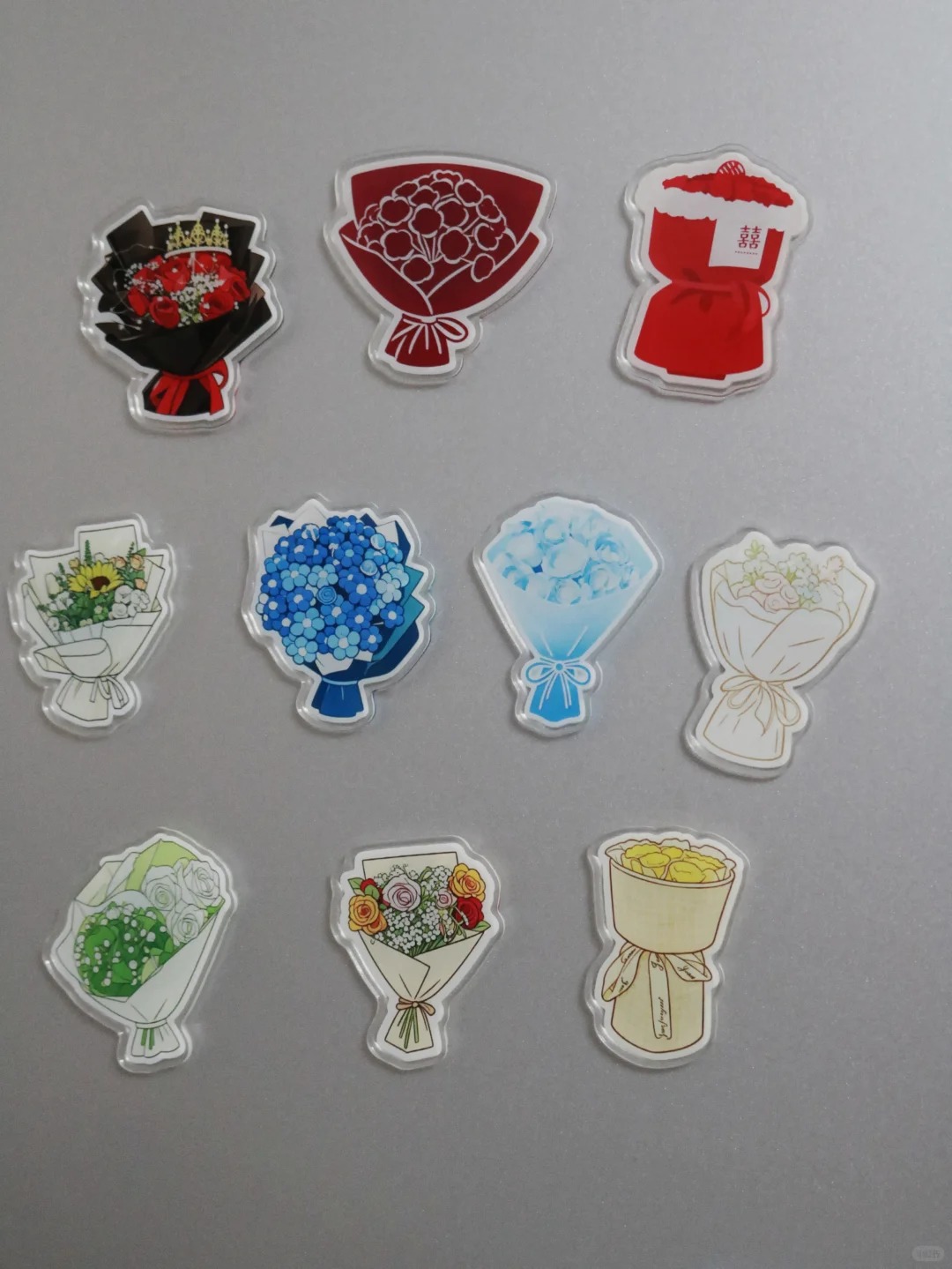Flower Bouquet Series - Acrylic Refrigerator Magnet
