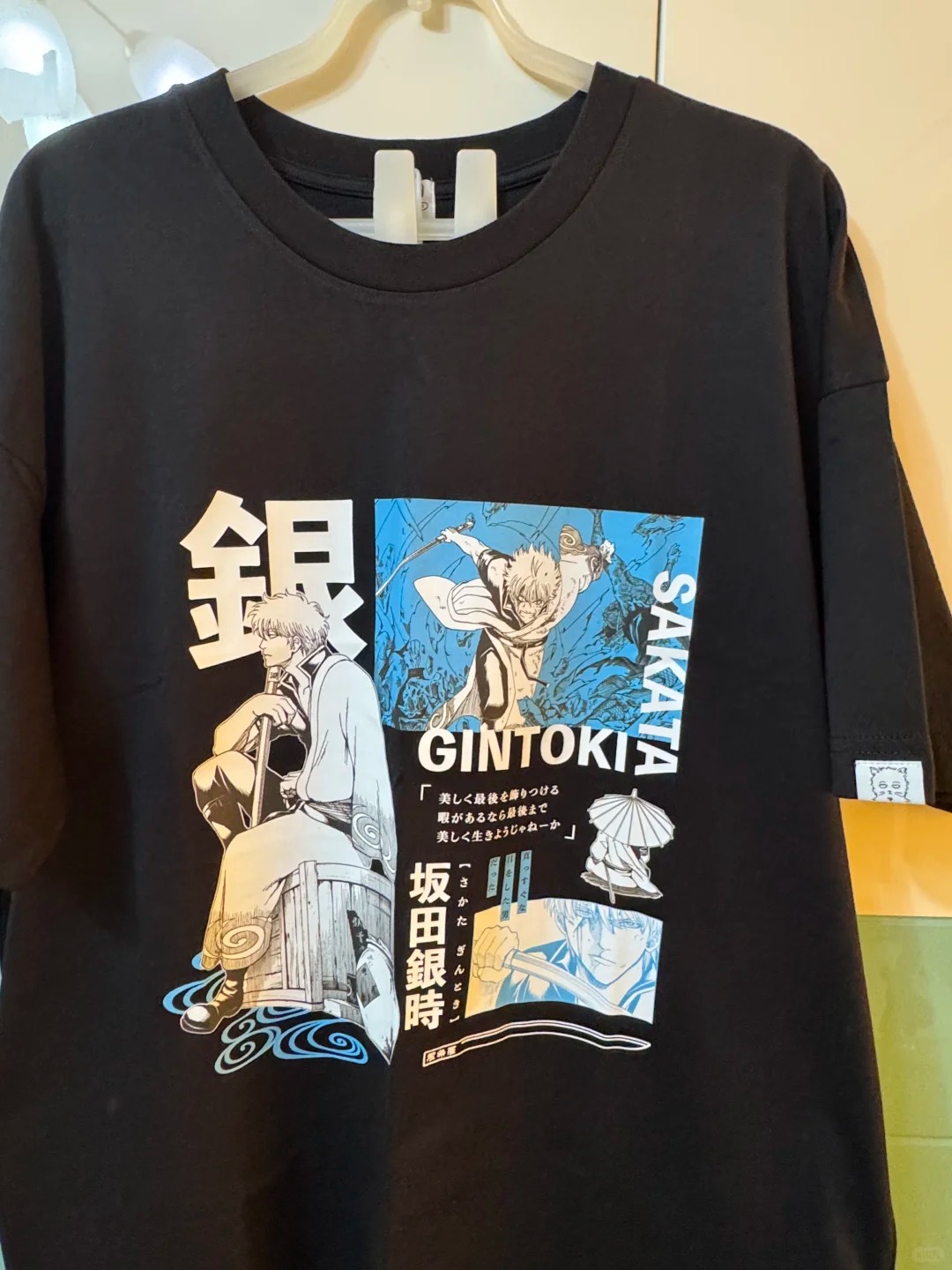 銀魂 GINTAMA コラボ 坂田銀時キャラクタープリントTシャツ