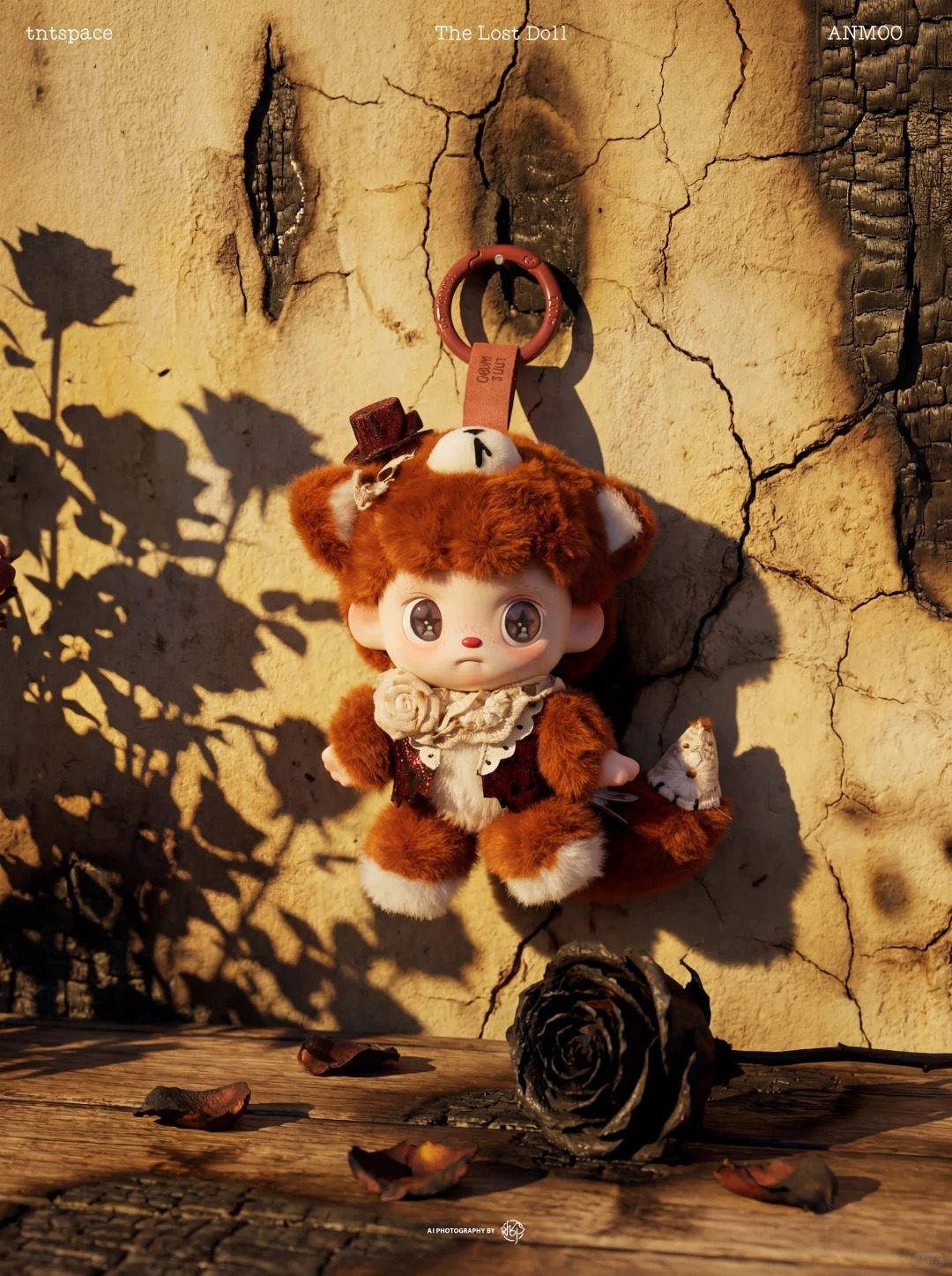 Fox Plush Keychain