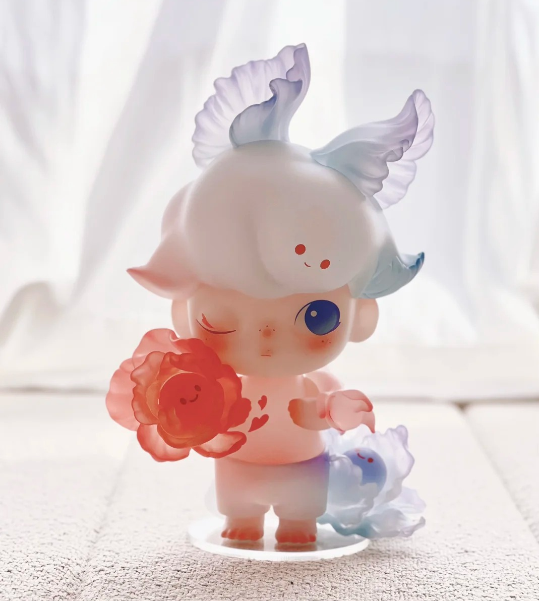 Ocean Gradient Transparent Resin Figurine