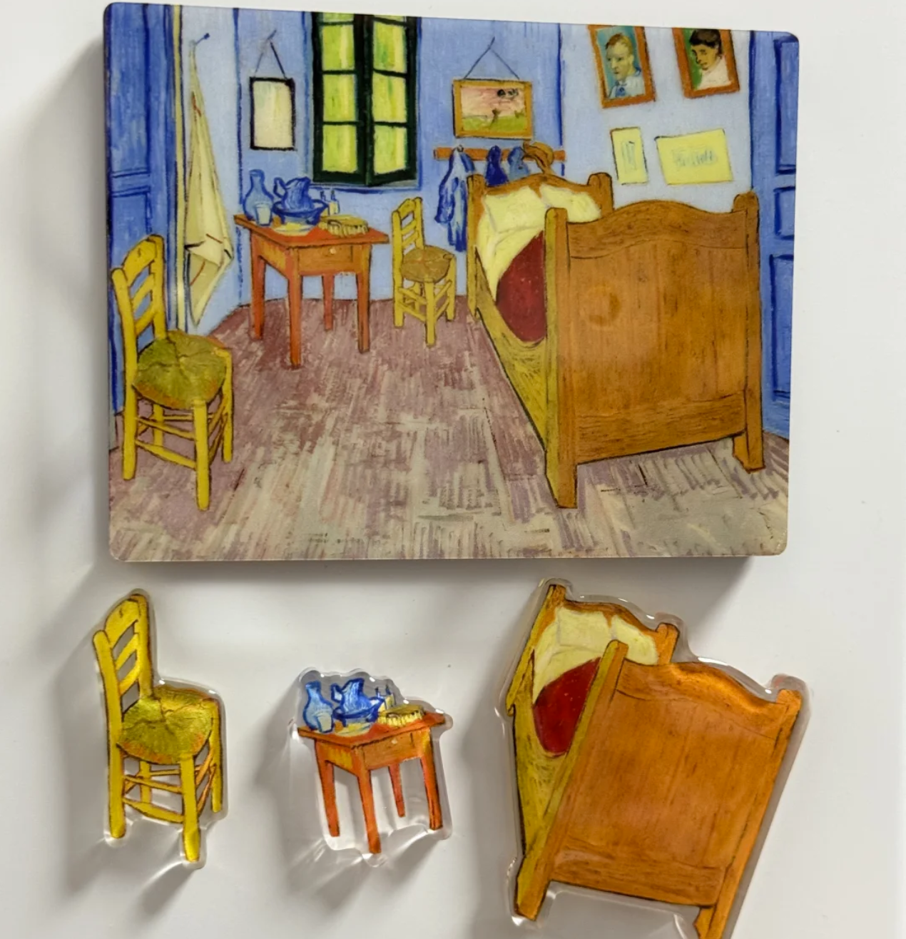 Acrylic refrigerator magnet