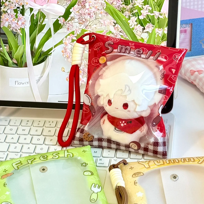 透明 PVC チャームポーチ