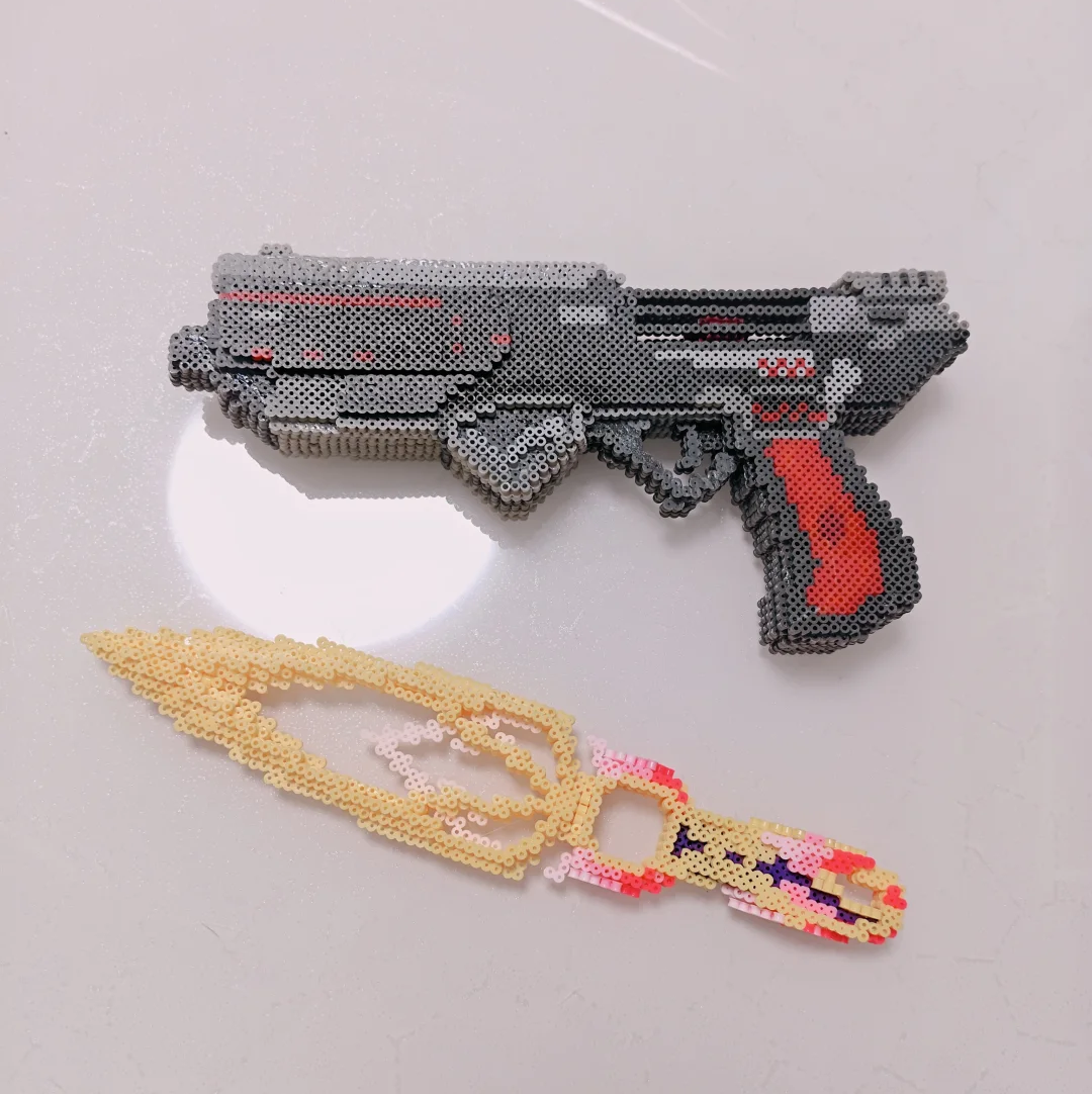 立体拼豆游戏道具模型