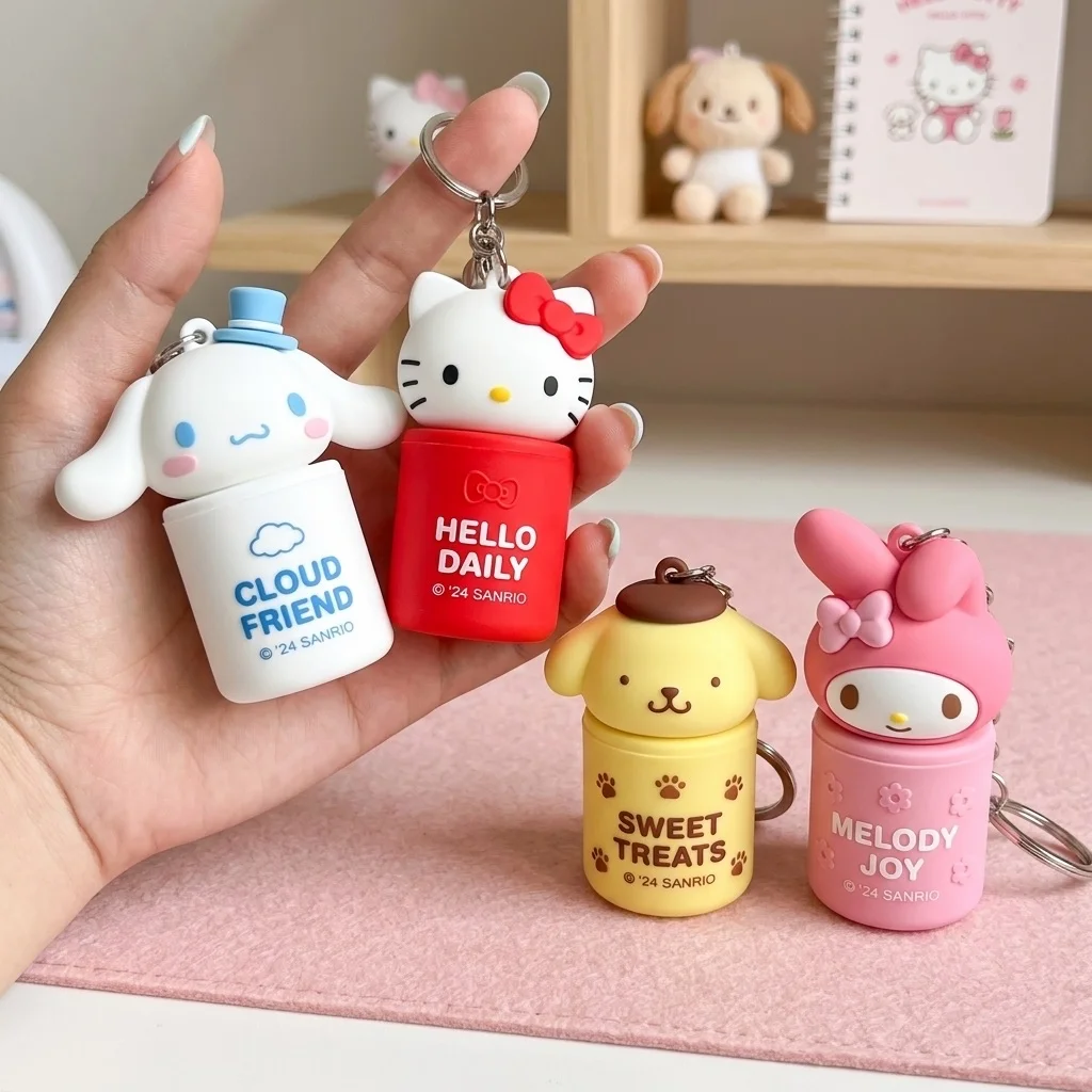 卡通公仔小罐子 PVC 挂件