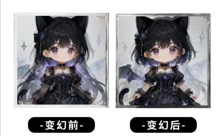 レンチキュラーカード