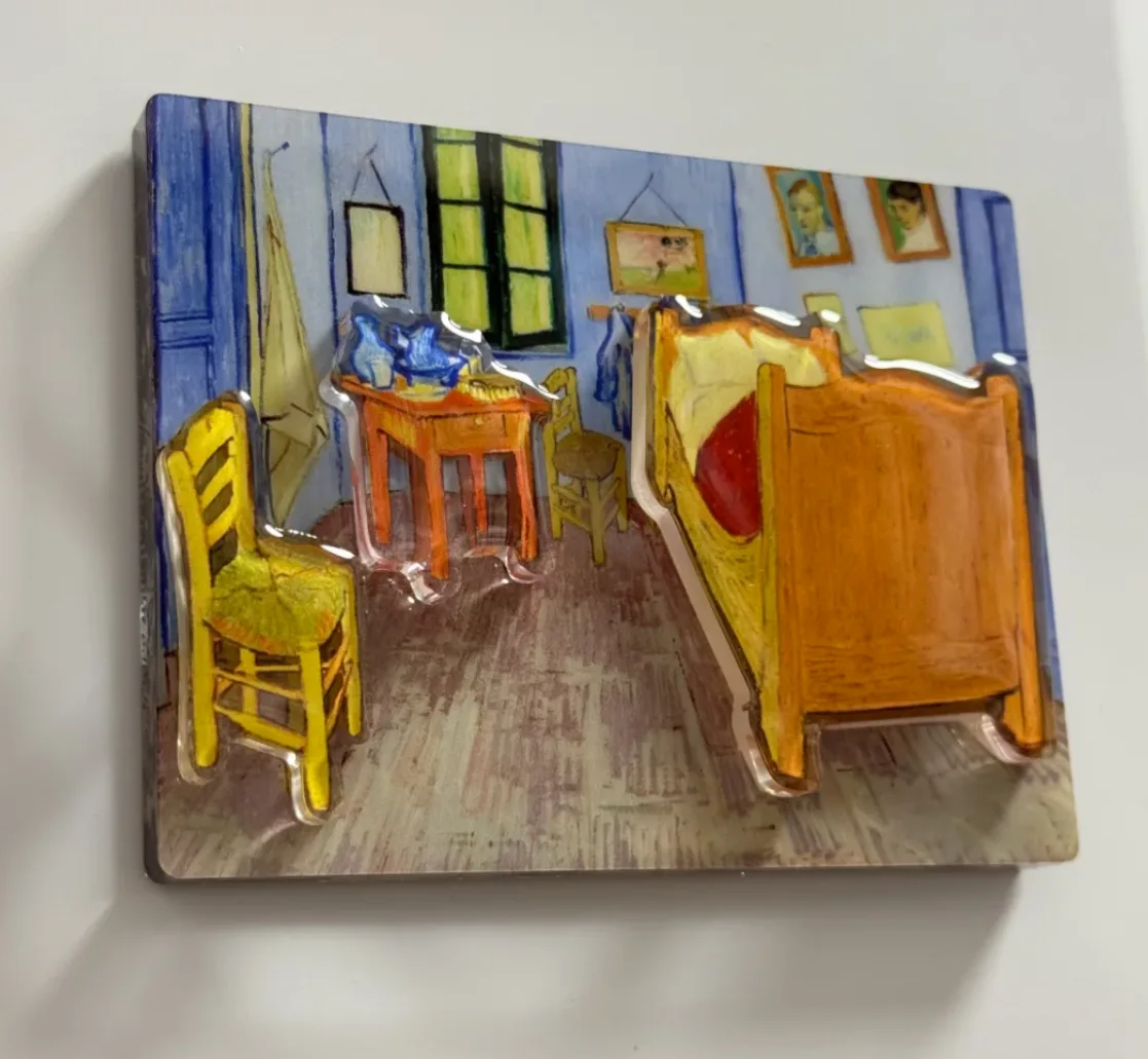 Acrylic refrigerator magnet