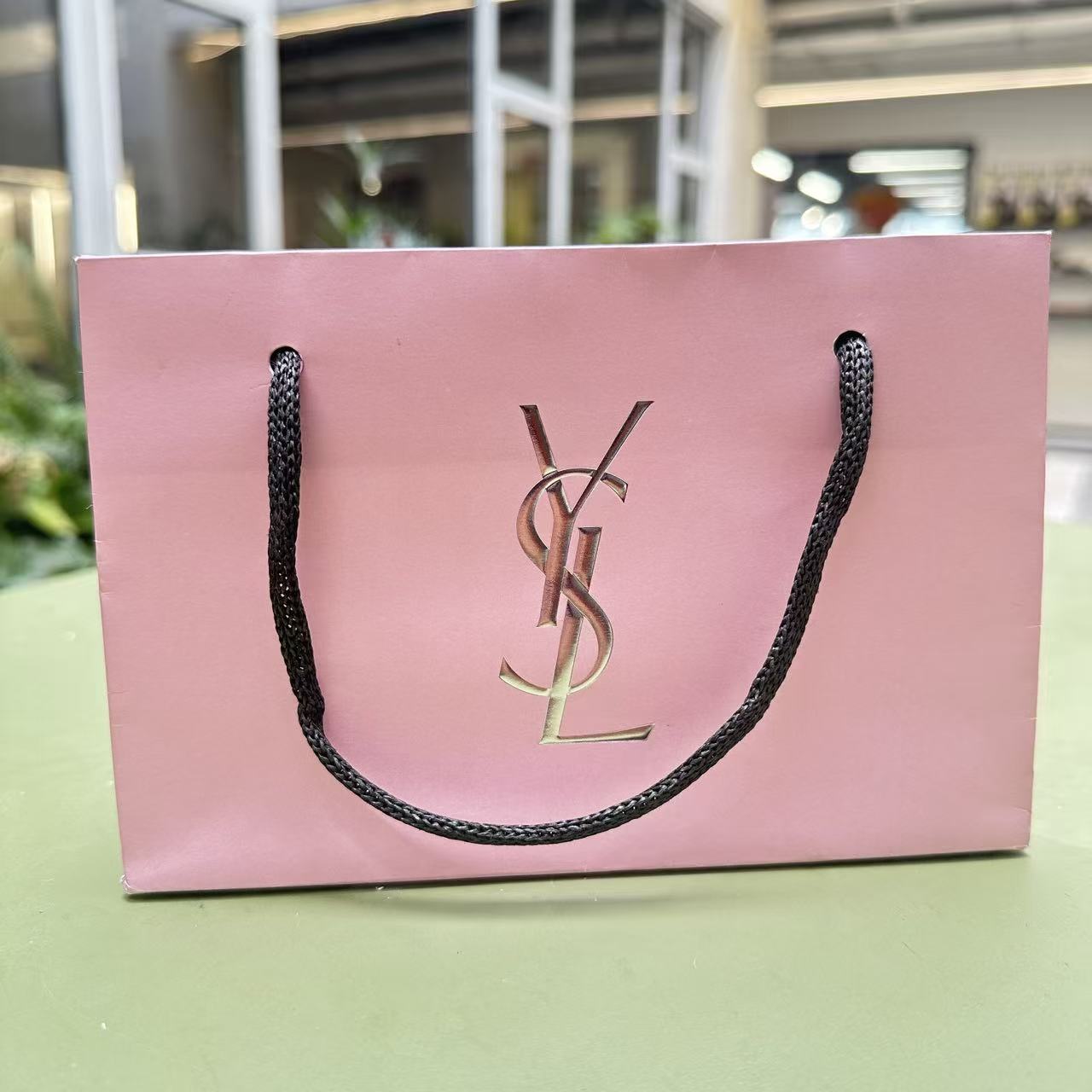 YSL pink手提包