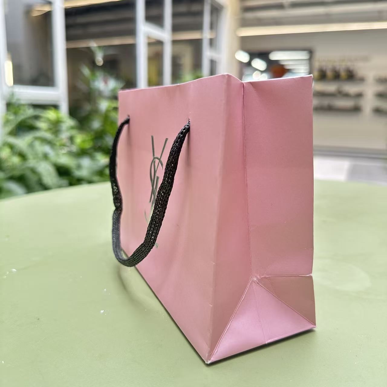 YSL pink手提包