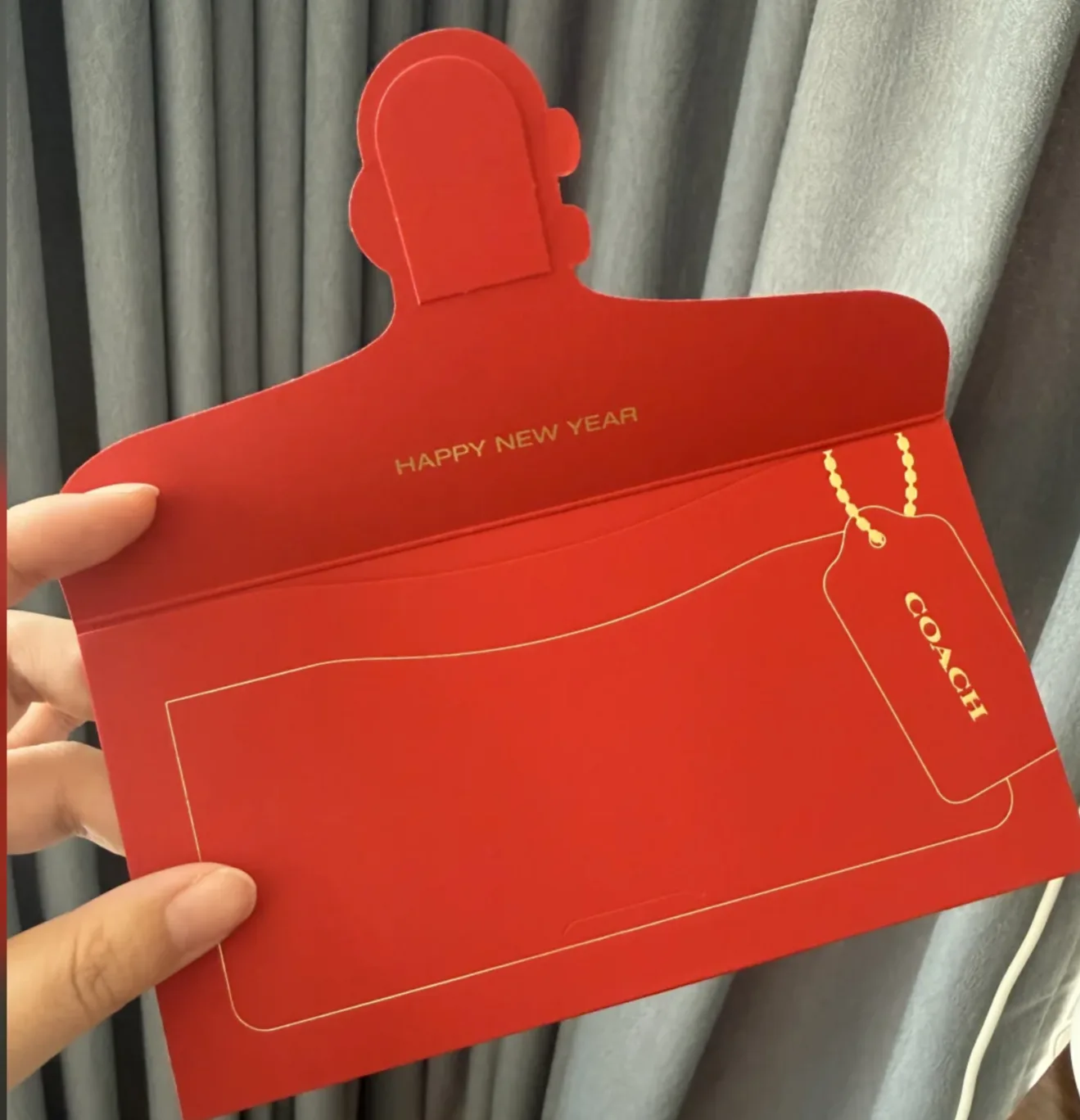 Coach red envelope